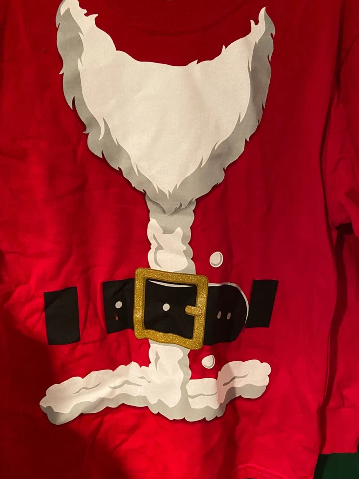 Top de Papá Noel para niño mediano 8 manga larga*usado* ccc1 Foto 3 de 3