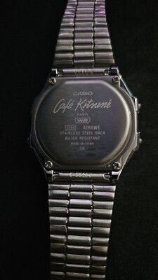 Casio G-Shock x Maison Kitsune Cafe Limited Edition A168WECK-7A