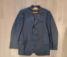 Ermenegildo Zegna Blazer Jacket 100 Wool Men EU50 US40 Sport Coat Elegant Gray