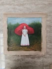 Hand made Modern abstract Oil Painting on Canvas The Elves no frame #H35