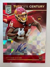 2020 Antonio Gibson Chronicles Elite Turn Of The Century RC Auto #'d /99 Rookie