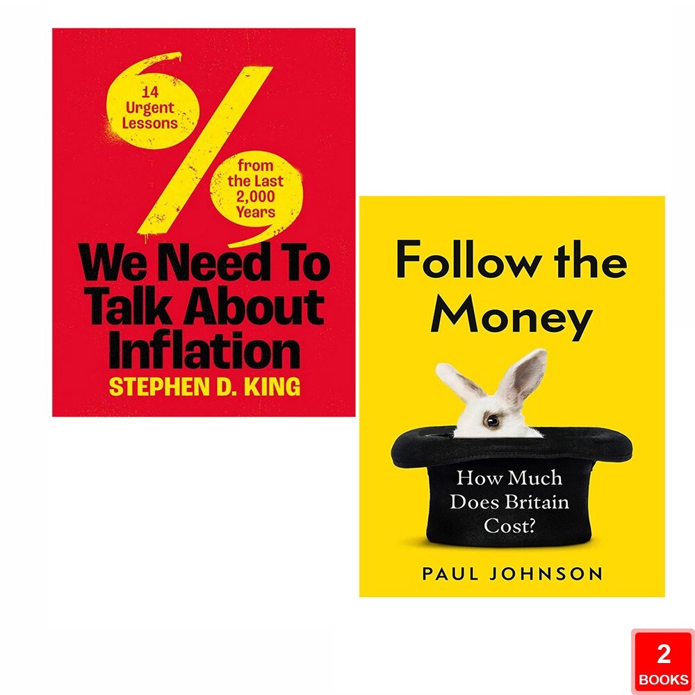 Follow the Money Paul Johnson, We Need to Talk About Inflation (HB) 2 Books Set