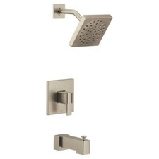 MOEN 90 M-CORE 1-Handle Tub and Shower Trim Kit Brushed Nickel (No Valve)