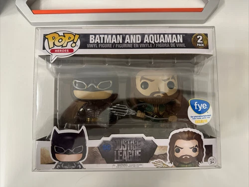 Funko Pop Heroes Batman And Aquaman Fye Exclusive 2 Pack 