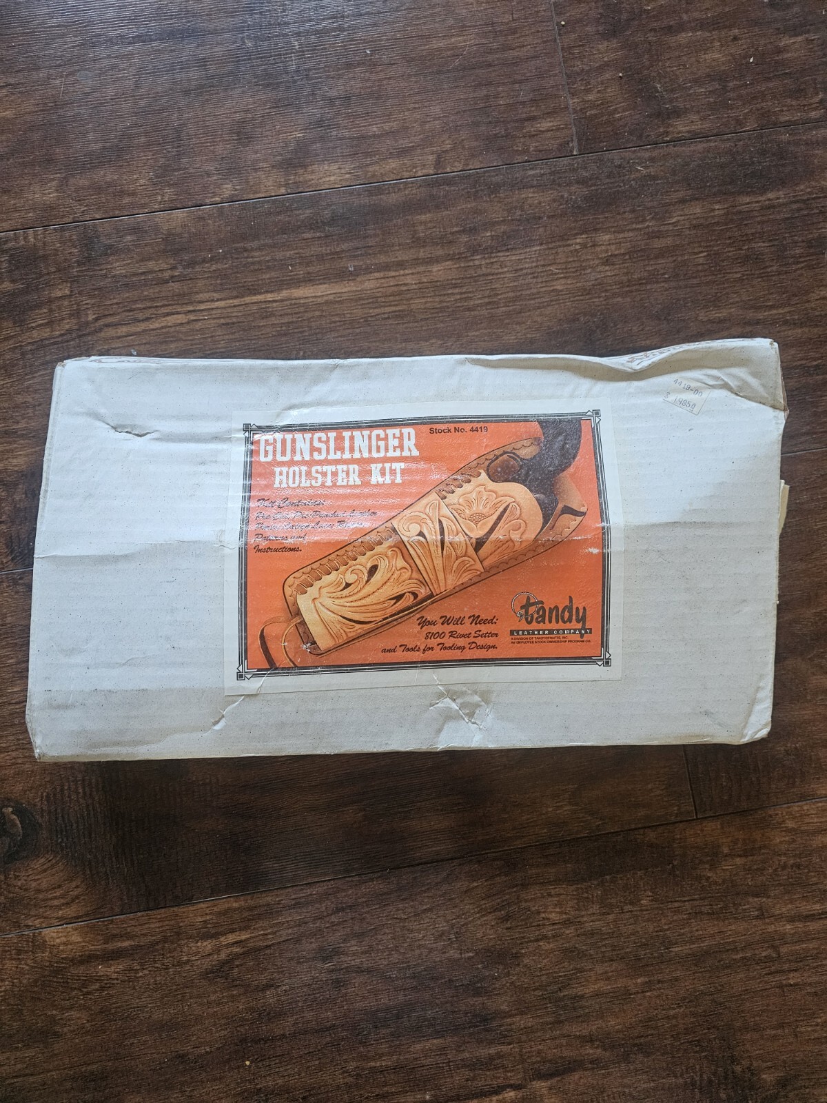 Vintage/Antique Tandy Leather Gunslinger Holster Kit No 4419