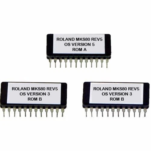 Roland MKS80 REV5 Firmware OS EPROM ROM-A V5 ROM-B V3 MKS-80 Rom Update
