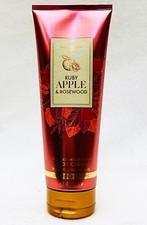 1 Bath  Body Works RUBY APPLE ROSEWOOD Hydration Body Cream Lotion Tube 8 oz