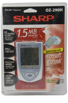 SHARP OZ-290H Wizard Organizer 8 MB Memory New Factory Sealed In Box