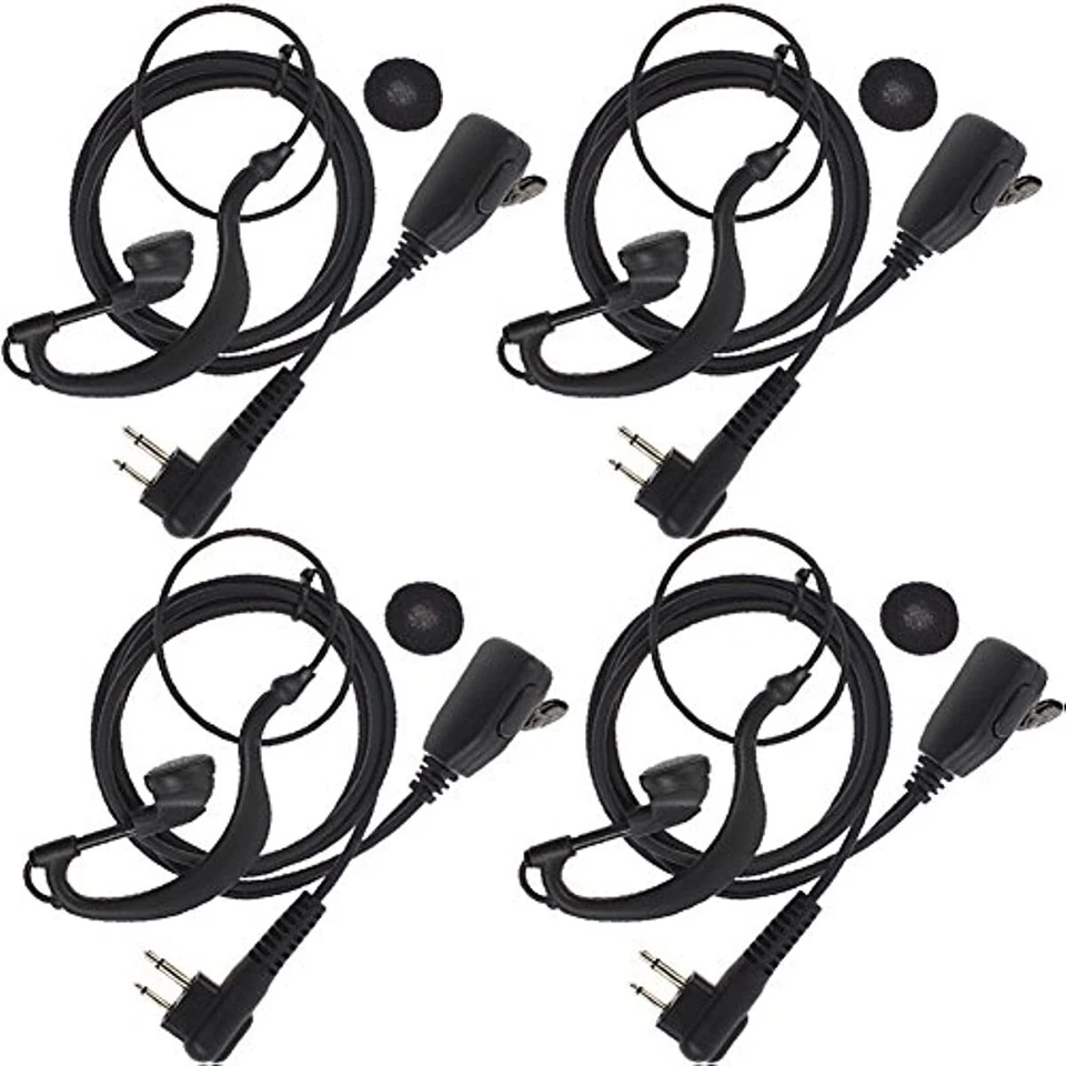 10 Earpiece Headset for Motorola CP88 CP040 CP100 CP110 CP125 CP140 CP150 CP160  - Image 2 of 4
