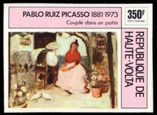 VOLTA SUPERIOR C221i - "Pareja en patio" de Pablo Picaso (pb85294)