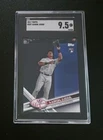 2017 Topps #287 Aaron Judge Catching New York Yankees RC Rookie Card SGC 9.5 MVP
