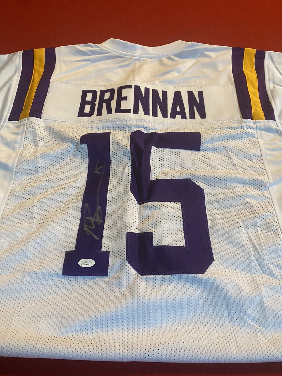 Myles Brennan Signed Jersey (JSA) Lsu Tigers QB