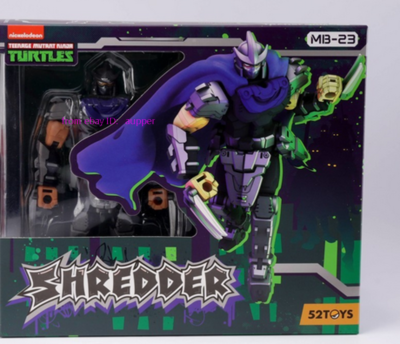 Hot Perfect 52toys Megabox Mb-23 Shredder Action Figure In Stock