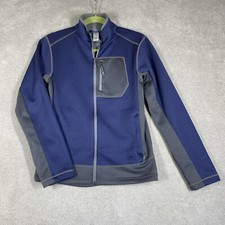 REI Boys Jacket 18 Zip Warm Up Youth XL Blue Fleece Smooth Outdoor Sweater