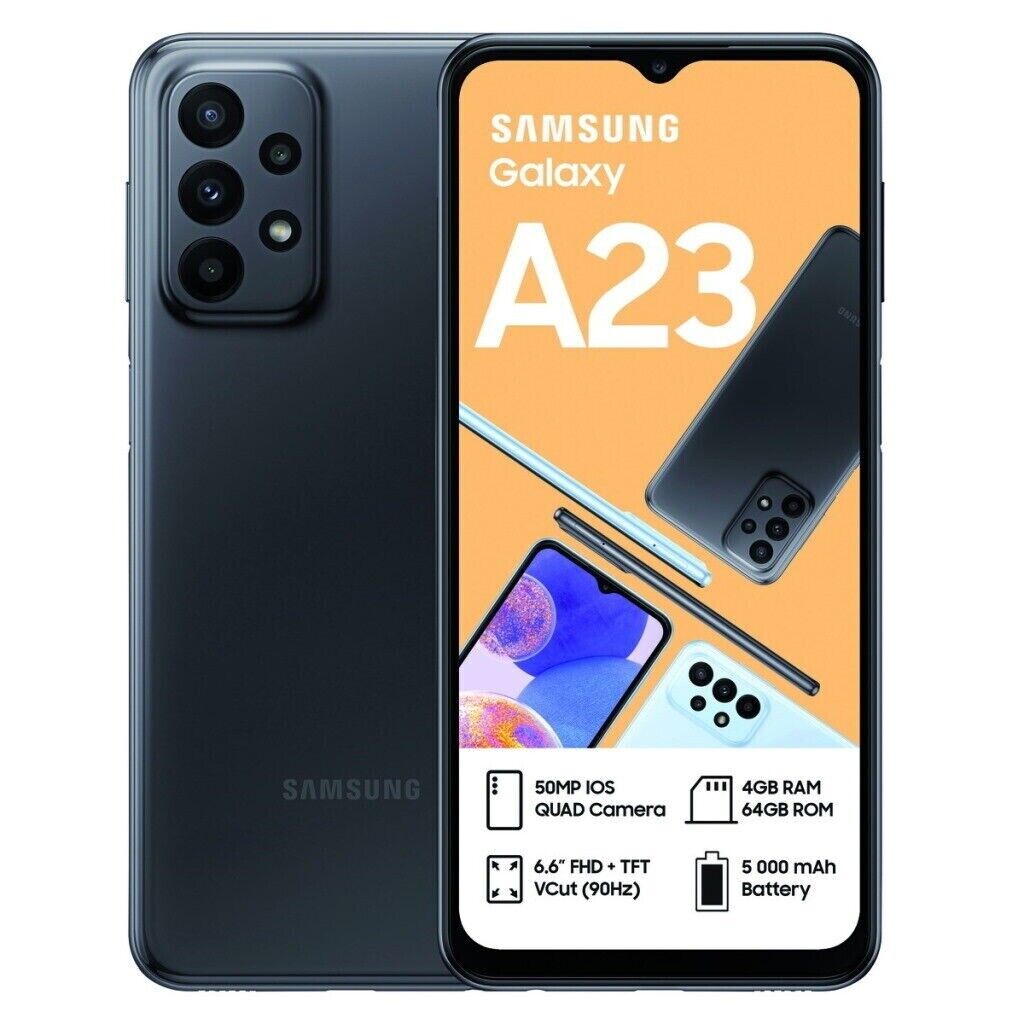 Samsung Galaxy A23 5G 64GB LTE Black SM-A236U1/DS (SIM+SIM