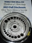 2023 Silver Shield FULL DISCLOSURE - 1oz .999 Silver Proof - With Coa