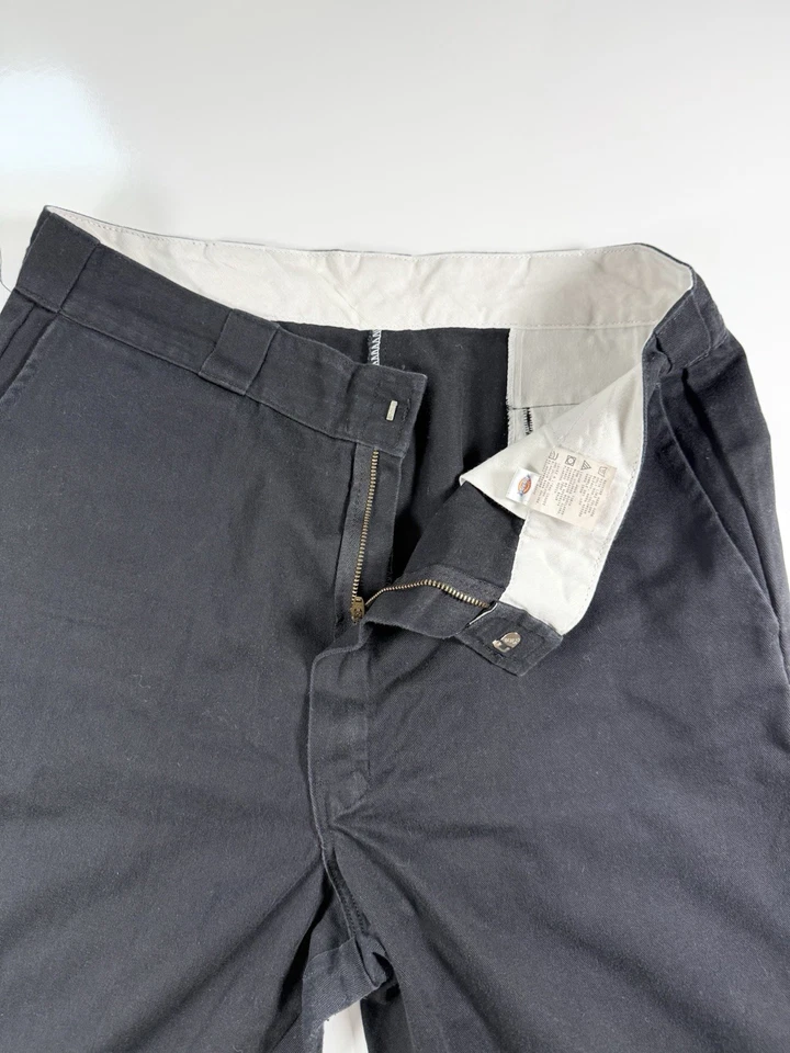 Dickies Work Pant 36x34 Black Straight Leg Durable Casual Hiking Unisex Workwear - Image 3 of 4