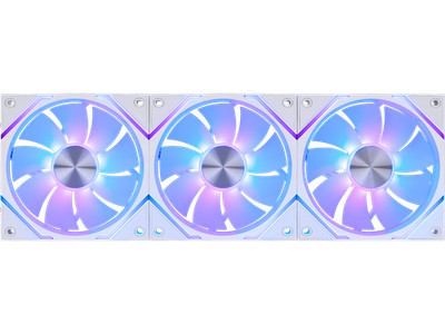 MSI MPG EZ120R ARGB WHITE-3W 3fan/pack, Magnetic Connection, Mystic Light Sync,