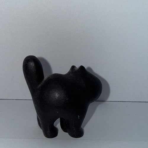Statuina gatto nero finitura opaca 1,25” piccola e carina - Foto 3 di 6