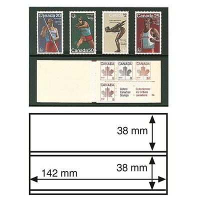 100 Lighthouse Plastic Approval Cards 2 Strips Safe Stamp Holders 5.75x3.25''