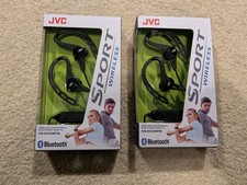 2 available - JVC HA-EC20BTB Wireless Sport Bluetooth Earbuds HA-EC20BT