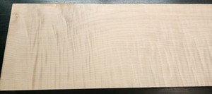 Maple Fiddleback Flame Billet #1182 L.23¼" W. 7⅝" T. 2⅜"
