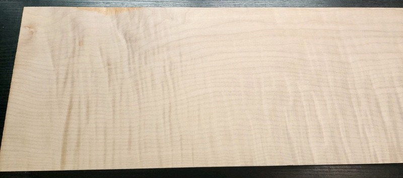 Maple Fiddleback Flame Billet #1182 L.23¼" W. 7⅝" T. 2⅜"