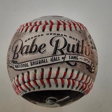 Babe Ruth Commemorative Baseball - Career Home Runs Design