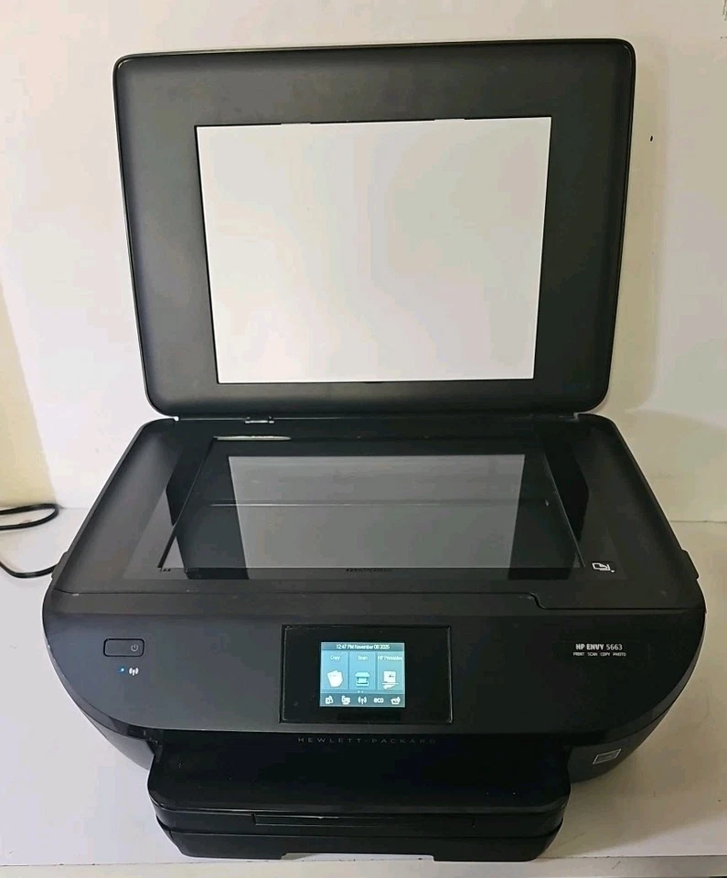 Impresora todo en uno HP Envy 5663. Necesita tinta. Estaba usando tinta instantánea HP. ¡COMO ESTÁ! Foto 4 de 4