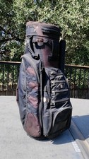 Sun Mountain C-130 Golf Cart Bag 14 Way Divider Black w/ Rain Hood
