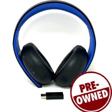    Sony PlayStation Gold Wireless Stereo Headset 7.1 Virtual Sound PS4 PS3 VITA