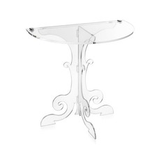 iPLEX - Anfitrione Comodino Consolle da muro design fine '700 in plexiglass tras