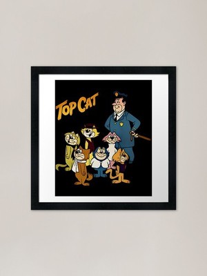 Tops Katze Cartoon Film gerahmte Kunst P gerahmtes Wandbild Poster Leinwanddruck Bild