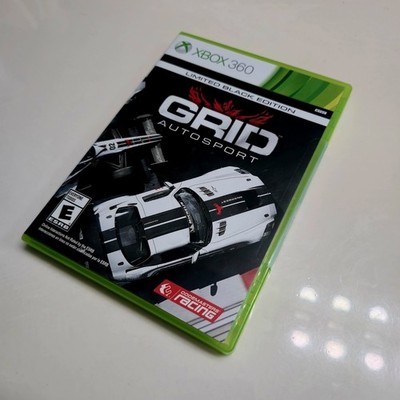 GRID Autosport Limited Black Edition Xbox 360 CIB Seal Security Sticker Complete