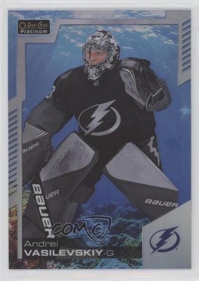 2020-21 O-Pee-Chee Platinum Aquamarine 20/499 Andrei Vasilevskiy #43 15ok