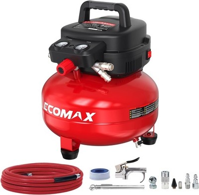 Air Compressor 6 Gallon 150 PSI Pancake Portable Oil-free Tank