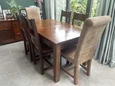 Halo Plum Extendable Dining table & 6 Chairs