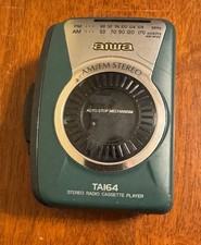 AIWA HS-TA164 AM-FM Stereo Cassette Player Radio Works/Cassette READ DETAILS 