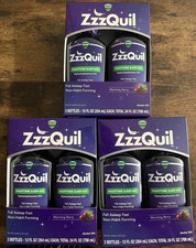 Vicks ZzzQuil Nighttime Sleep Aid Liquid Diphenhydramine HCI 6pk 12oz old stock