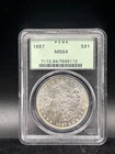 1887--P Morgan Silver Dollar UNC PCGS MS64 $1 US Coin F76