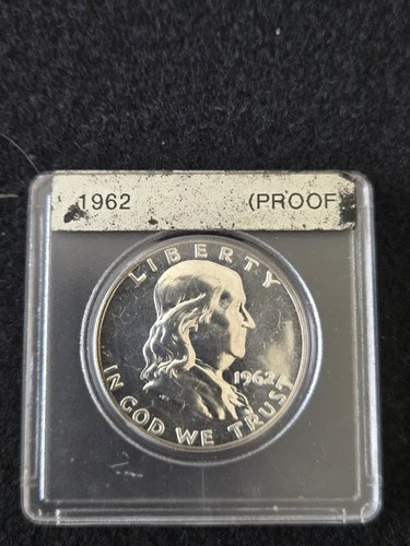 1962-P Franklin Silver Proof Half Dollar 90% 50c See Store For More Items