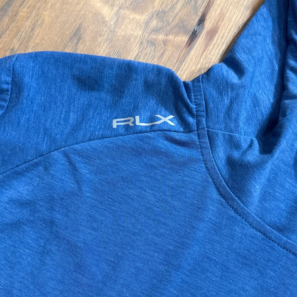 Ralph Lauren Sudadera con Capucha Para Hombres XL Azul Ligera RLX Rendimiento Elastizada Golf Preppy Foto 4 de 4