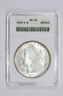1879-S MORGAN DOLLAR ANACS MS63 PQ! SOAPBOX
