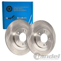2X RAP Brakes Bremsscheiben Ø300Mm Voll Hinten Passend FüR Hyundai I40 | R-D0921