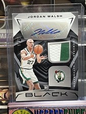 Jordan Walsh ROOKIE RC 2023-24 Panini Black #/49 Auto Memorabilia Celtics