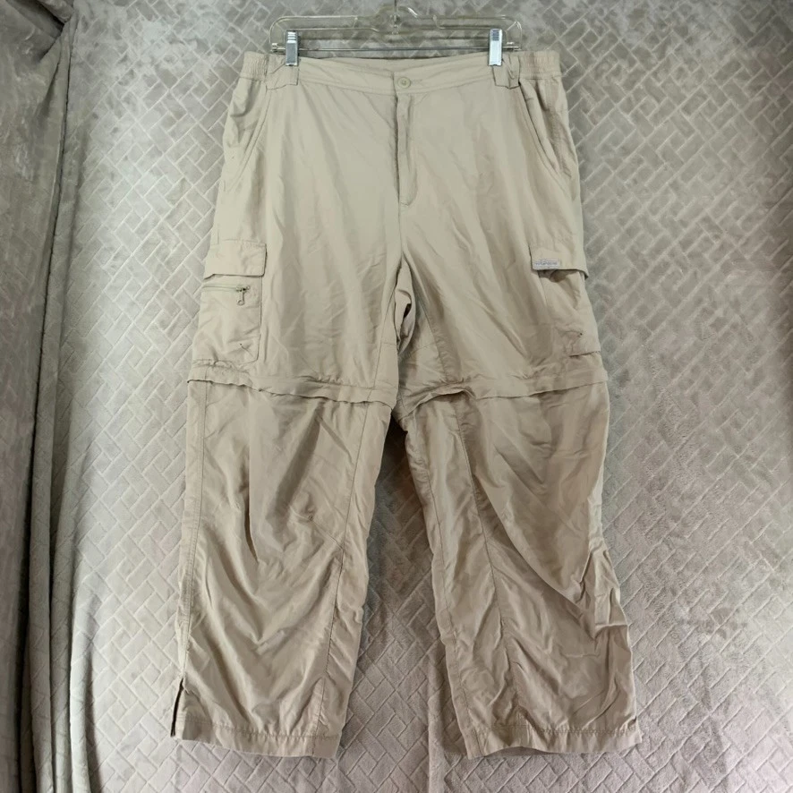 Columbia Convertible Cargo Pants Mens XL Lightweight Nylon Fishing Hiking Camper
Opens in a new wind