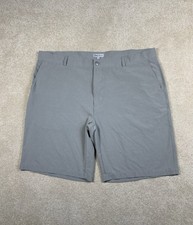 Peter Millar Crown Sport Shorts Men s Size 42 Gray Performance Golf Shorts
