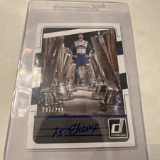 2017 Panini Donruss Blue No. 47V Jimmie Johnson #’d to 299 variation “7X Champ”