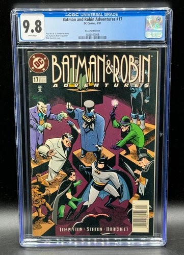 Batman & Robin Adventures #17 DC Comics 4/97 White Pages CGC 9.8 Graded