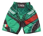 Yair Rodriguez Signed Custom Green MMA Fight Trunks BAS